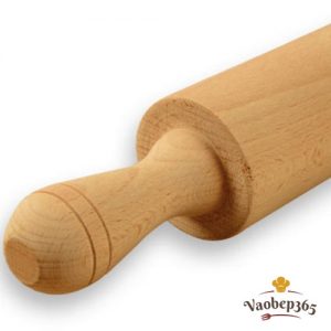 Cán lăn bột gỗ có tay cầm